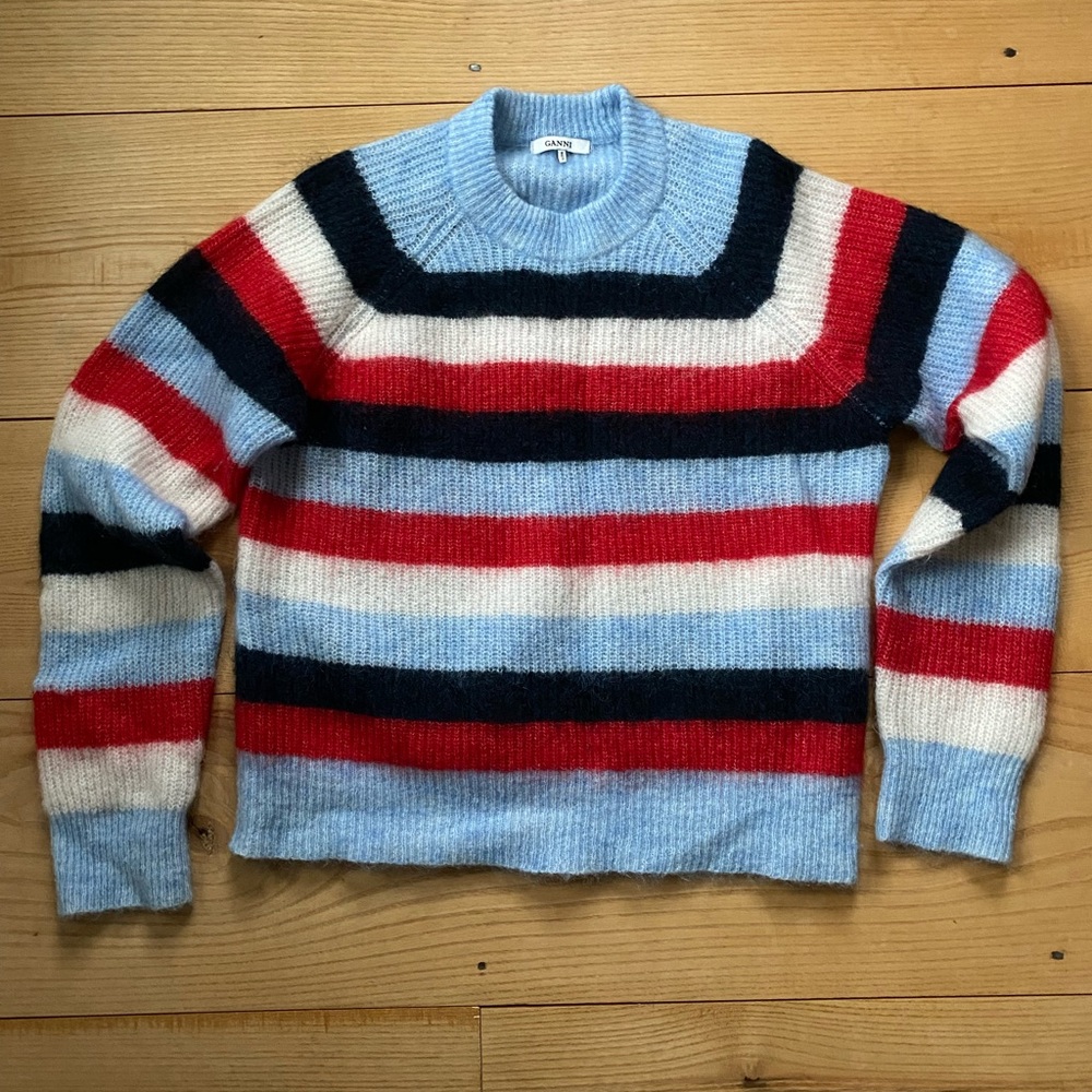 Ganni Cordelia striped sweater
